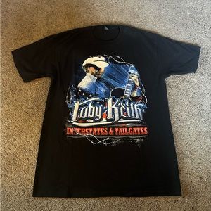 Toby Keith 2017 Interstates and Tailgates Tour T-Shirt